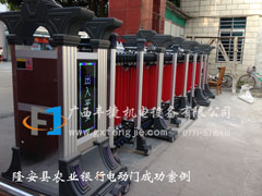 隆安縣農(nóng)業(yè)銀行電動(dòng)門(mén)成功案例